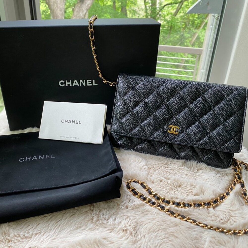 Chanel WOC Caviar